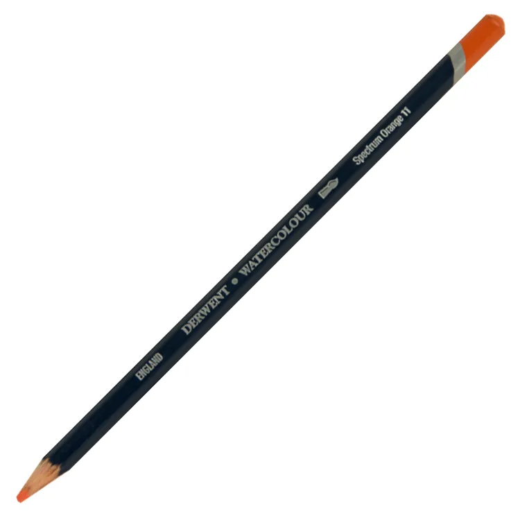 DERWENT NEW WATERCOLOUR PENCIL- SULUBOYA KALEMİ- SPECTRUM ORANGE 11