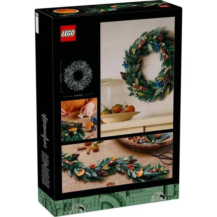 LEGO ICONS 10340 WREATH MDP DEFNE ÇELENK 1194 PARÇA 18+