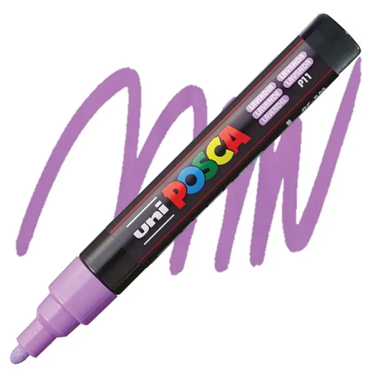 UNİ POSCA SU BAZLI POSTER MARKER PC-5M 1.8-2.5 LAVANTA
