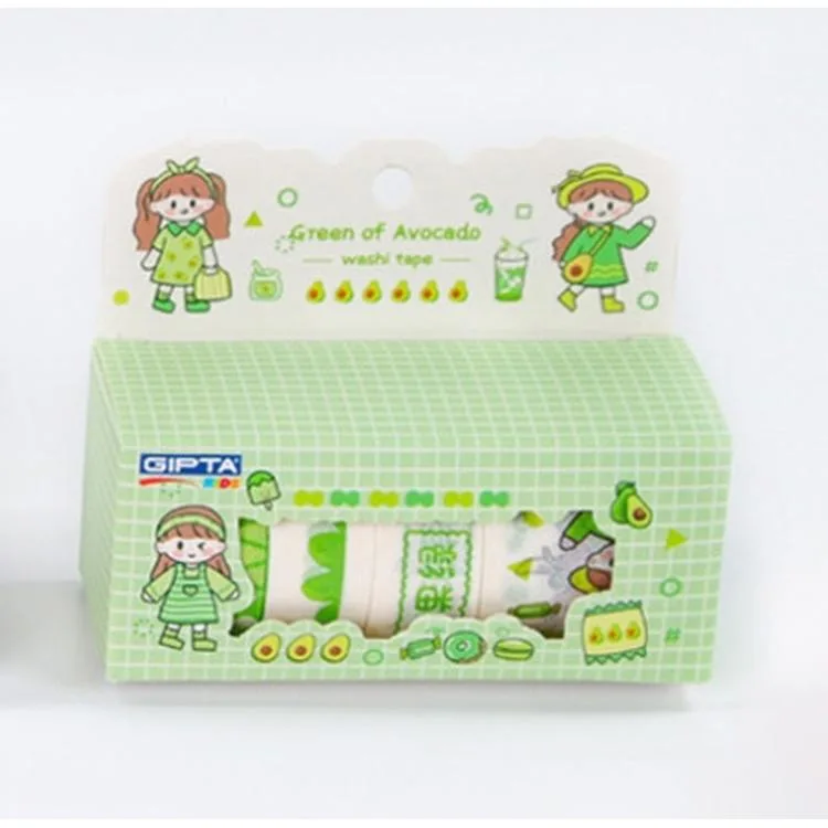 GIPTA K8914 SWEET RENKLİ KAĞIT BANT 4'LÜ KUTULU - 1.5MMx2M / 3MMx2M
