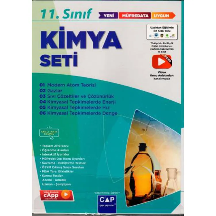 ÇAP YAYINLARI 11. SINIF ANADOLU KİMYA SETİ