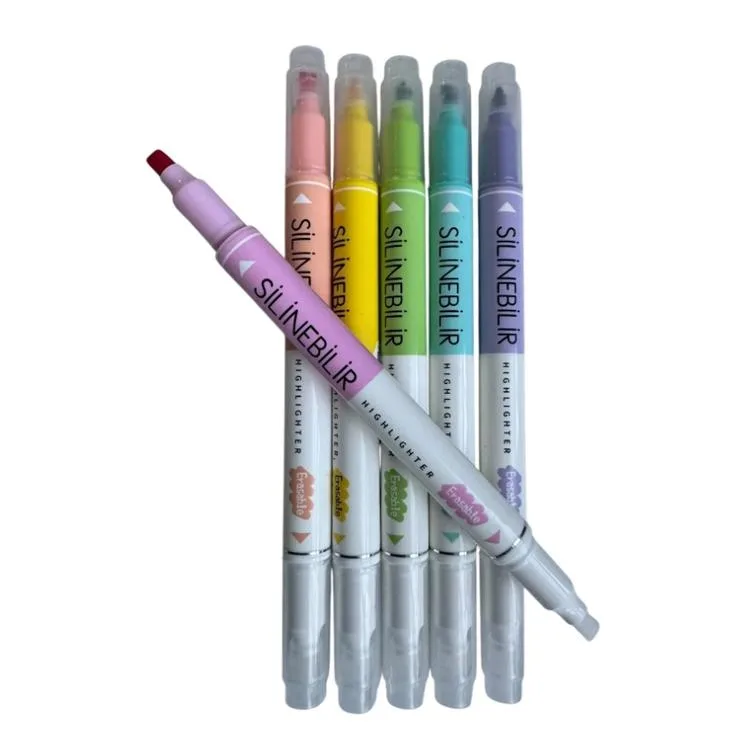 MİKRO MK 610 SİLİNEBİLİR ÇİFT TARAFLI FOSFORLU KALEM 6'LI PAKET