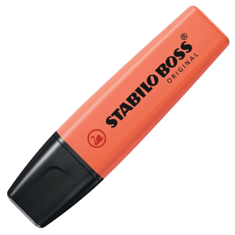 STABILO BOSS PASTEL FOSFORLU KALEM KIRMIZI