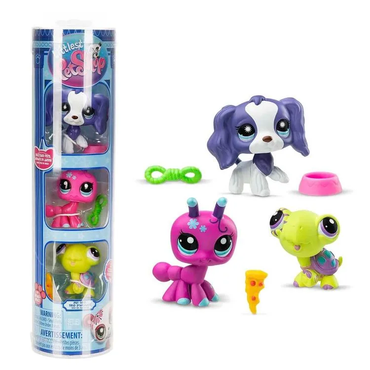 HASBRO 646 00634 S3 LITTLES PET SHOP PET TRIO 3'LÜ SET KARINCA - KÖPEK- KAPLUMBAĞA