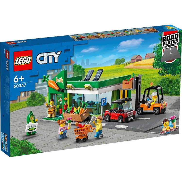LEGO 60347 CİTY MARKET 404 PARÇA 6+