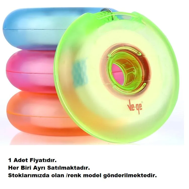 VEGE DONUT GÖRÜNMEZ BANT ŞEFFAF BANT (KESİCİLİ) KESME MAKİNELİ 19mmx25m - TEKLİ