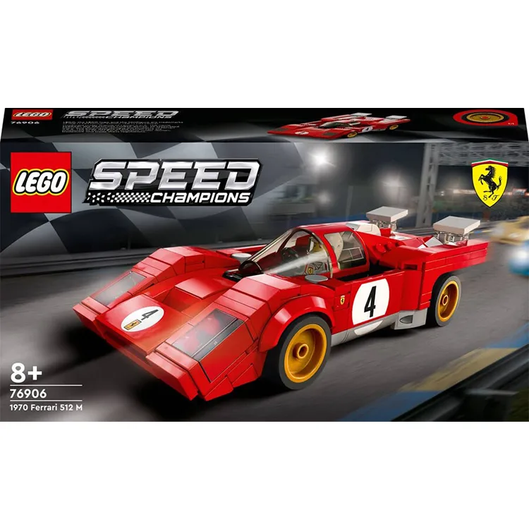 LEGO 76906 SPEED CHAMPIONS 1970 FERRARI 512 M 291 PARÇA 8+