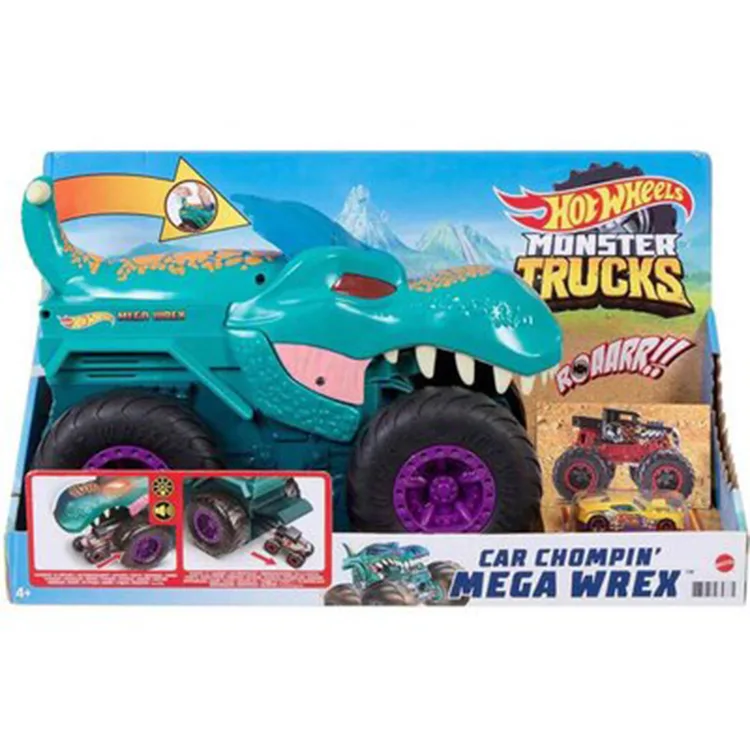 MATTEL GYL13 HOT WHEELS MONSTER TRUCKS ARABA YİYEN MEGA WREX OYUN SETİ