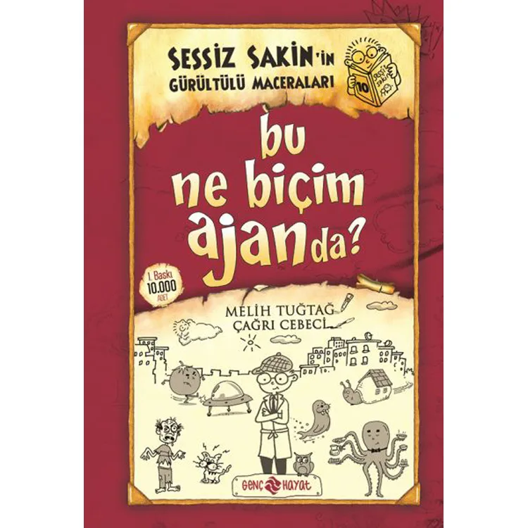 SESSİZ SAKİNİN GÜRÜLTÜLÜ MACERALARI 10 BU NE BİÇİM AJANDA CİLTLİ