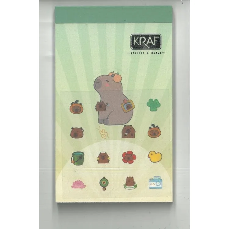 KRAF 2221-CB CAPYBARA STAND UP 76x127 NOT DEFTERİ 50 YP. - TEKLİ