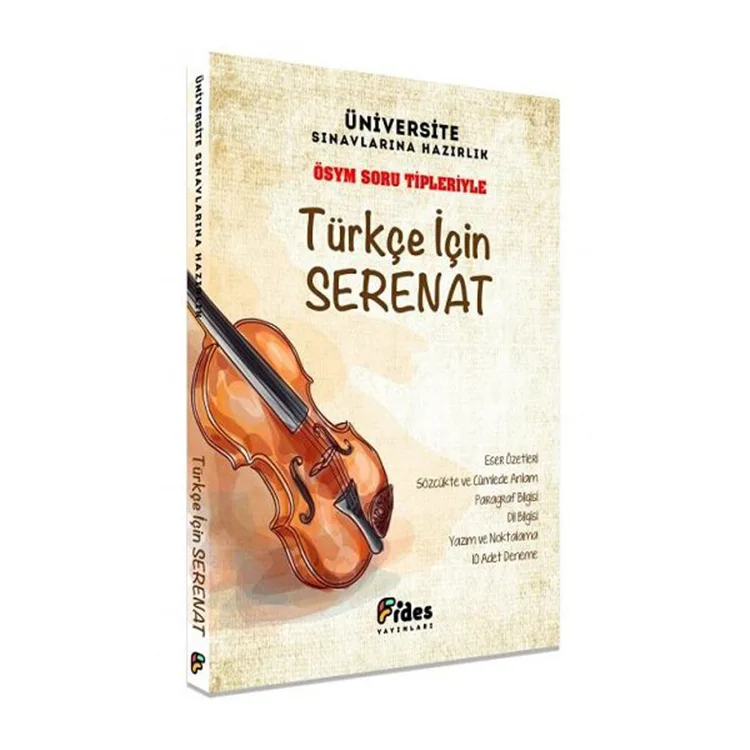 FİDES ÖSYM SORU TİPLERİYLE TÜRKÇE İÇİN SERENAT