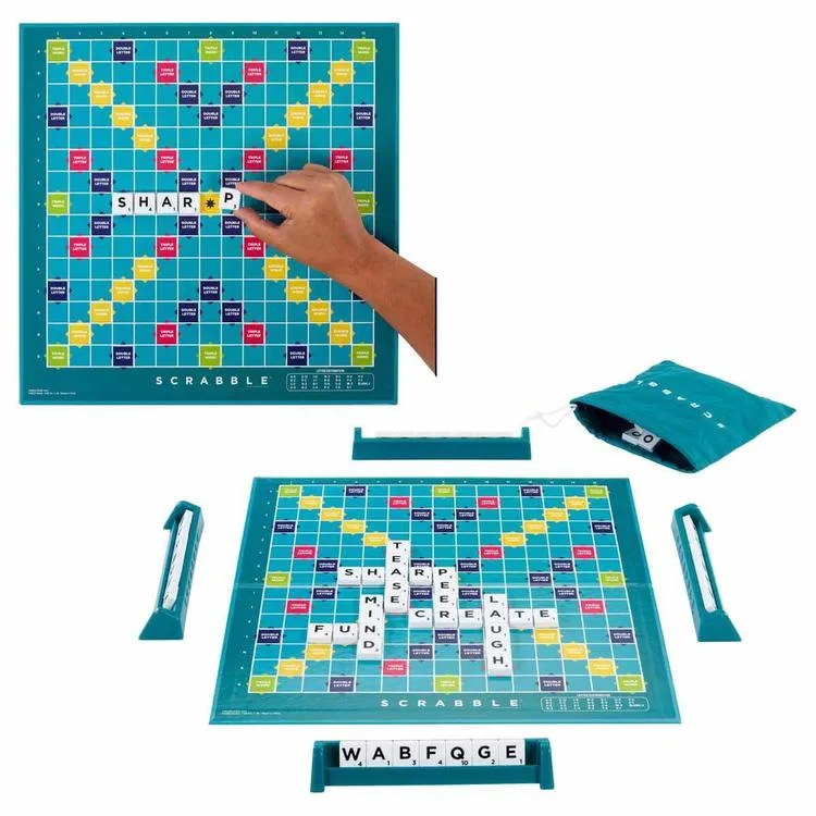 MATTEL HWD43 2IN1 SCRABBLE ORGINAL INGILIZCE 8+