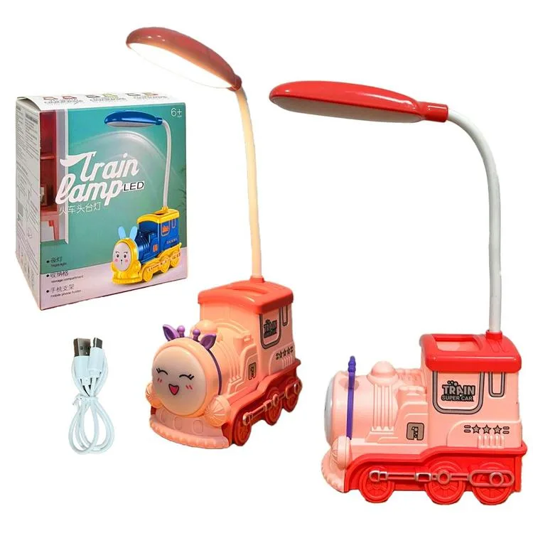 HUN BEST 6-62 LEDLİ MASA LAMBASI TREN ŞEKİLLİ USB ŞARJLI 6+ TEKLİ