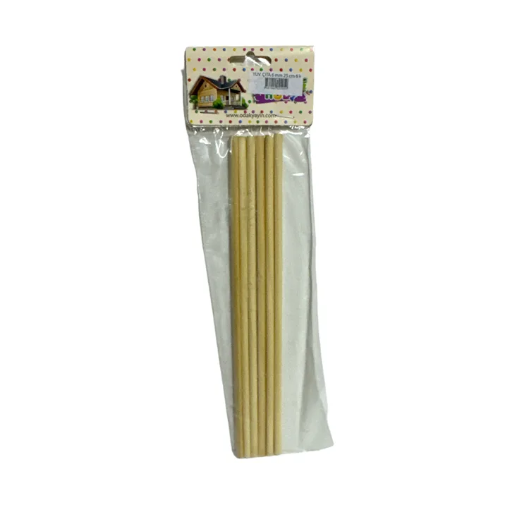 ODAK HOBİ YUVARLAK ÇITA 6mm 25cm - 6'LI