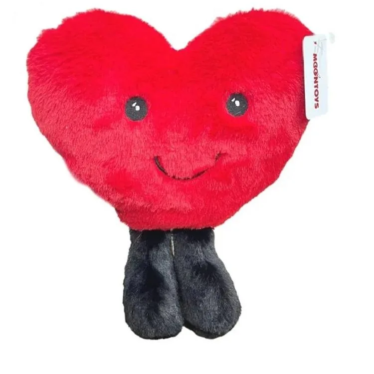 MOONTOYS PELUŞ AYAKLI KALP YASTIK 30 cm