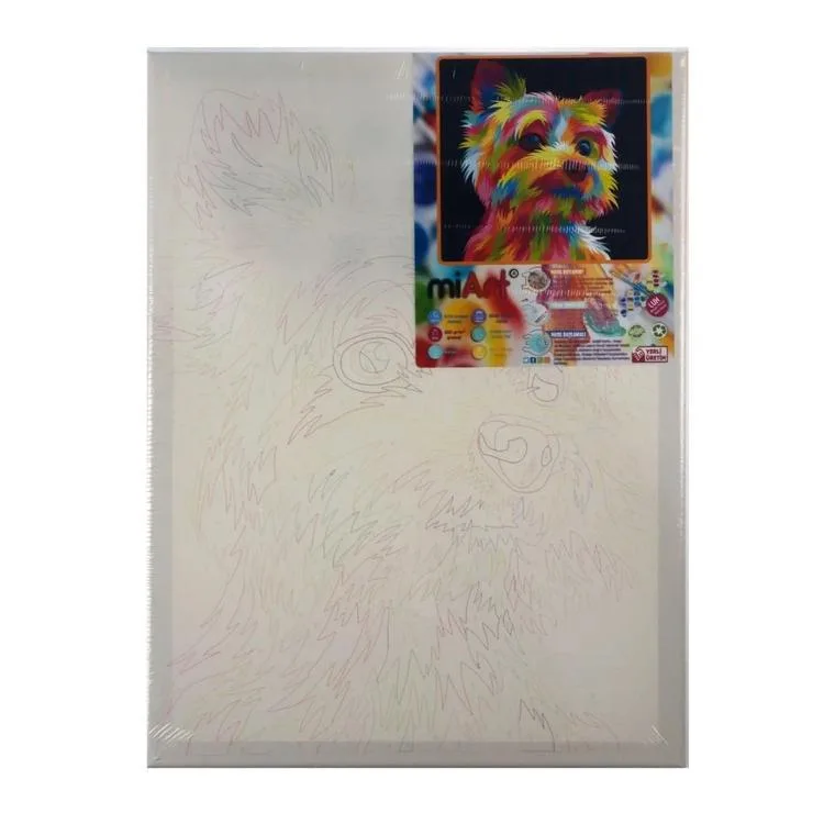 MİART 30X40 SAYILARLA BOYAMA TUVAL - SEVİMLİ DOST - MSB30409