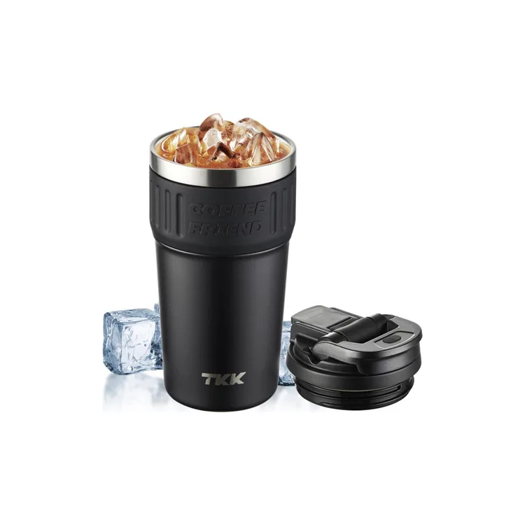 VAGONLİFE T2023 TKK PİPETLİ ASKILI ÇELİK TERMOS MUG 630 ML SİYAH