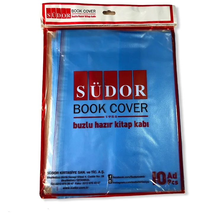 SÜDOR SAN567 HAZIR KİTAP KABI BUZLU RENKLİ 10 LU