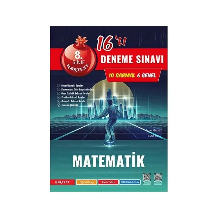NARTEST 8. SINIF MOD MATEMATİK 16'LI DENEME