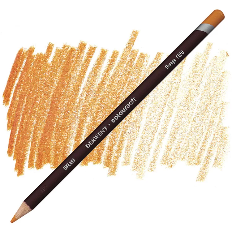 DERWENT COLOURSOFT - YUMUŞAK KURUBOYA KALEMİ- ORANGE C070