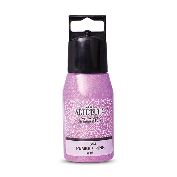 ARTDECO SİMLİ BOYUTLU BOYA 60 ml PEMBE 694