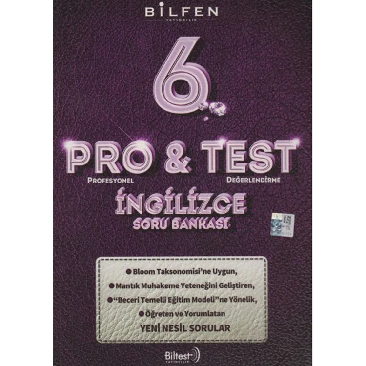 BİLFEN 6. SINIF PRO&TEST İNGİLİZCE SORU BANKASI -2020