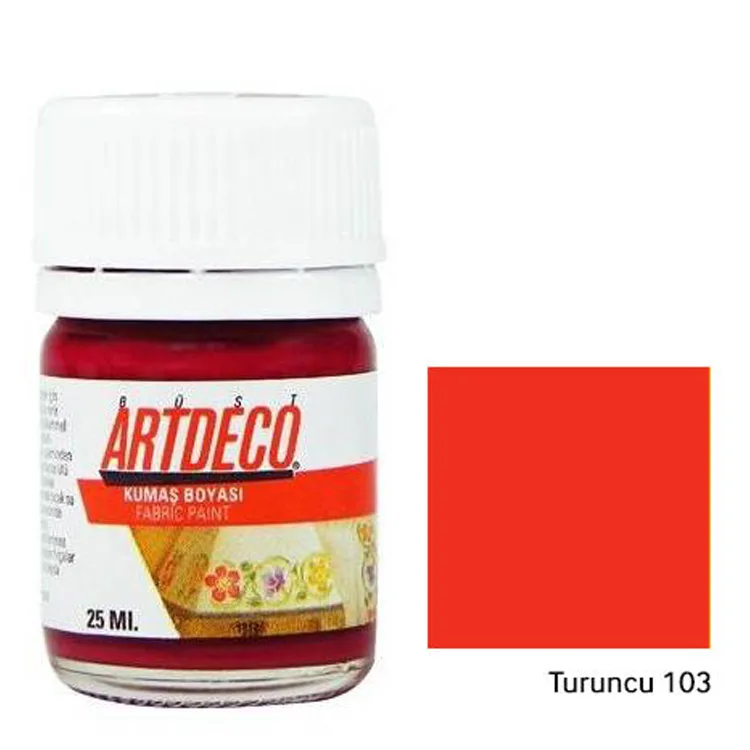 ARTDECO KUMAŞ BOYASI 25 ML. ORANGE Y-010A-103