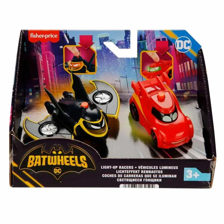 FİSHER-PRICE BATWHEELS HML26 IŞIKLI YARIŞÇILAR REDBIRD VE BATWING 2'Lİ