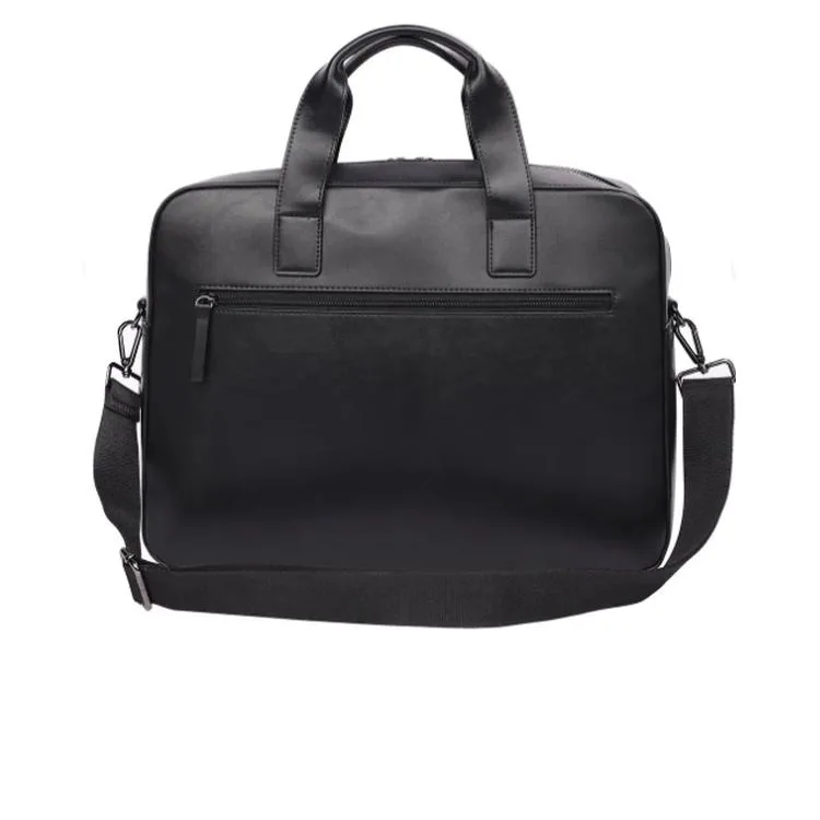 PIERRE CARDIN 01PCMB679-S AYARLANABİLİR ASKILI EL TUTMA SAPLI SUNİ DERİ EVRAK ÇANTASI SİYAH