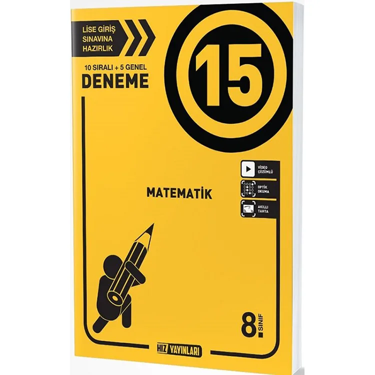 HIZ 8. SINIF MATEMATİK 15'Lİ DENEME