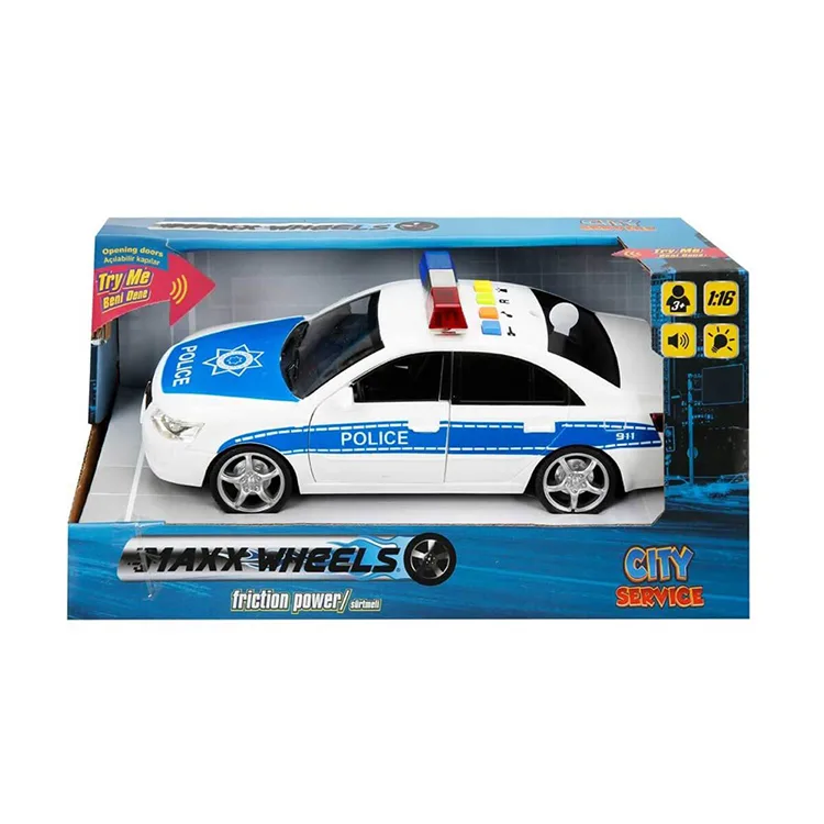 SUNMAN WY560 1:16 MAX WHELLS SESLİ IŞIKLI POLİS ARABASI