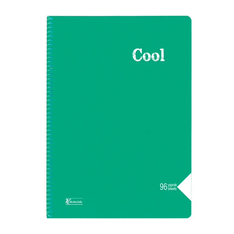 KESKİN COOL PP KAPAK SPİRALLİ DEFTER A4 96 YP. ÇİZGİSİZ