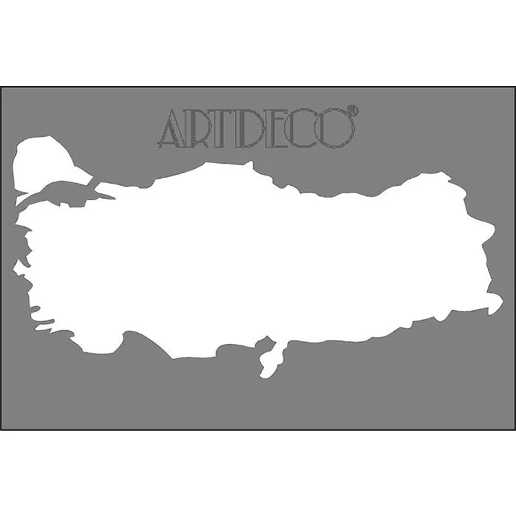 ARTDECO STENCİL A4 TÜRKİYE HARİTASI 223