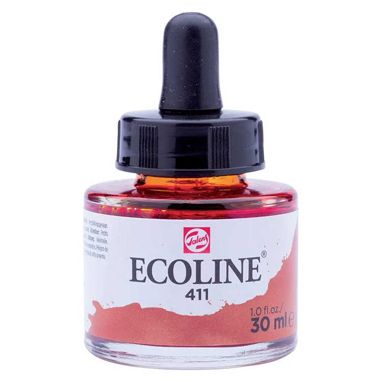 TALENS ECOLINE SIVI SULUBOYA 30 ml. 411 BURNT SIENNA - RT11254111
