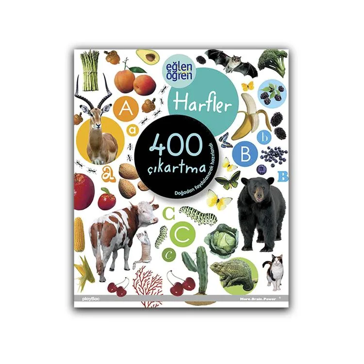 EĞLEN ÖĞREN - HARFLER 400 ÇIKARTMA