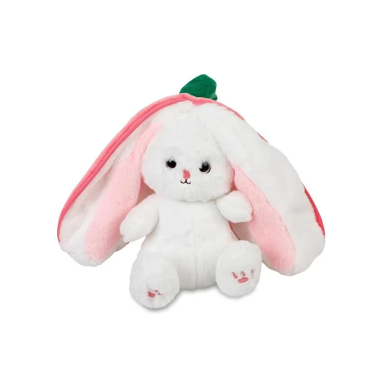 HALLEY PL62261 PELUŞ FERMUARLI ÇİLEK TAVŞAN 35 CM - TEKLİ