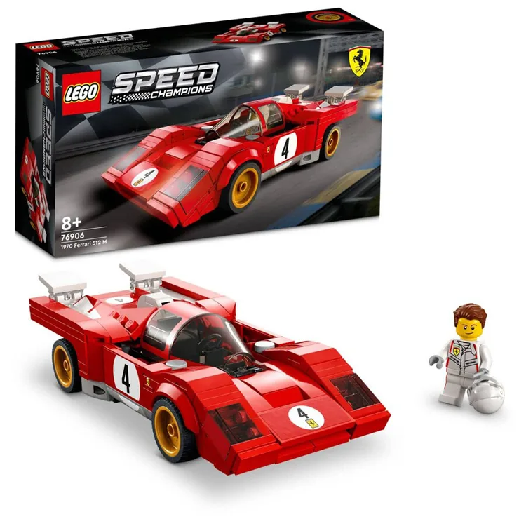 LEGO 76906 SPEED CHAMPIONS 1970 FERRARI 512 M 291 PARÇA 8+