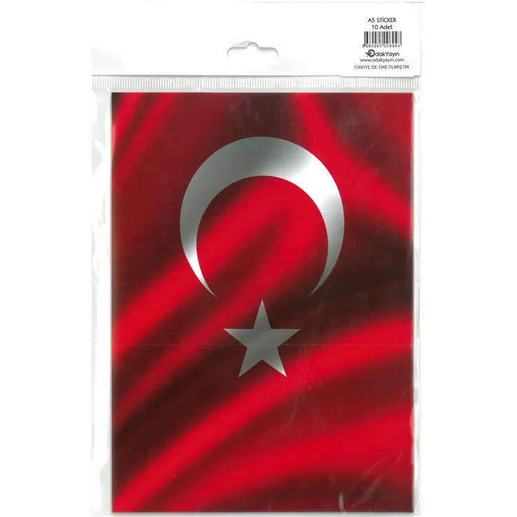 ODAK 777-002 A5 BAYRAK STICKER 10'LU