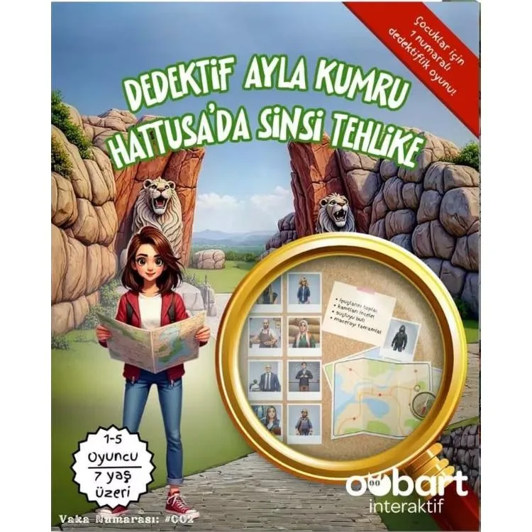OOBART DEDEKTİF OYUNU - DEDEKTİF AYLA KUMRU HATTUŞA' DA SİNSİ TEHLİKE NO:002 7+