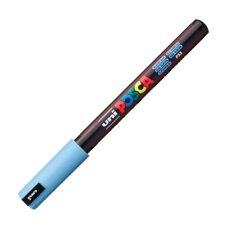 UNİ POSCA SU BAZLI POSTER MARKER 0.7 BUZ MAVİSİ PC-1MR