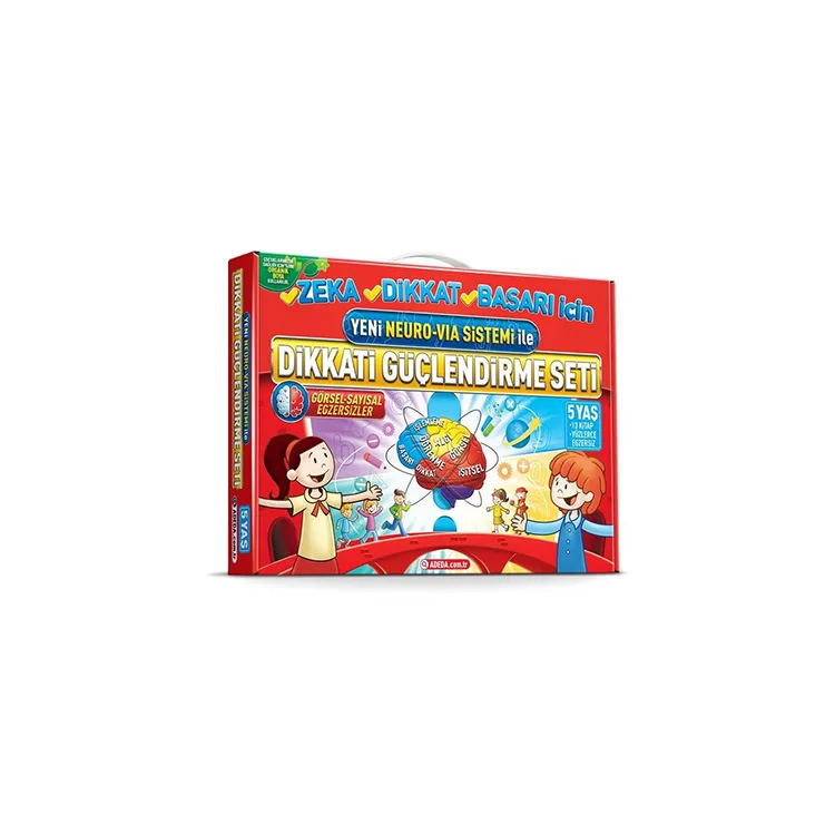 YENİ NEURO VIA SİSTEMİ İLE DİKKATİ GÜÇLENDİRME SETİ 5 YAŞ