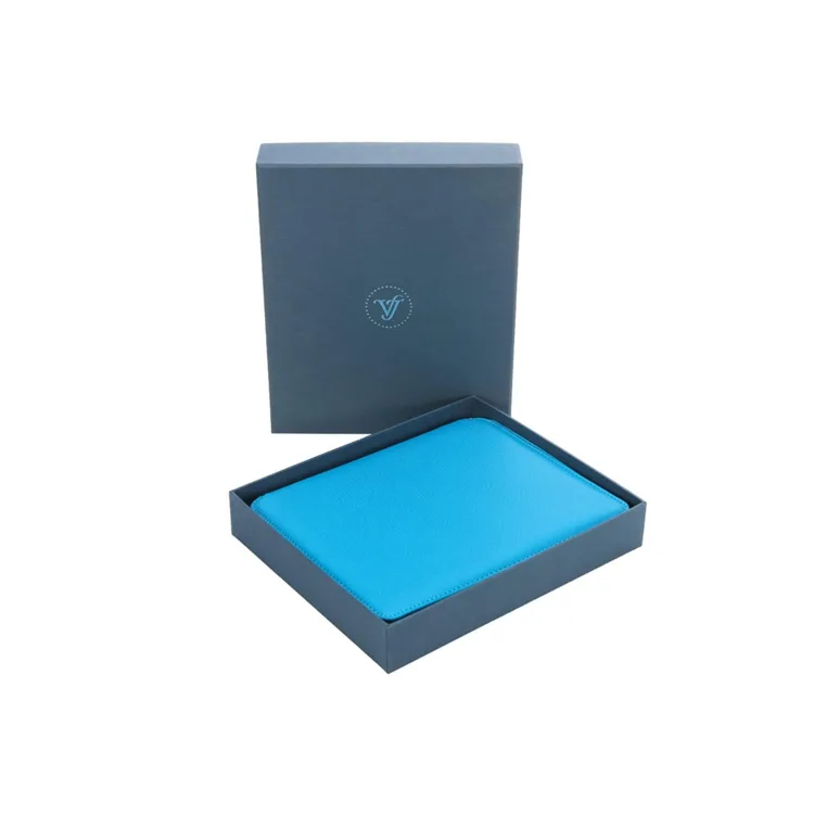 VICTORIA'S JOURNALS 7626 KUTULU SMYTH ZIPPER FOLDER ORGANİZER MAVİ 14.8X21cm 80YP. ÇİZGİLİ DEFTER