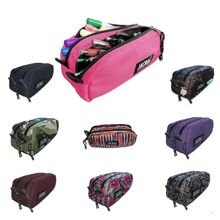 JACBAG DUAL POUCH JAC-08 KALEM ÇANTASI ÇİFT BÖLMELİ