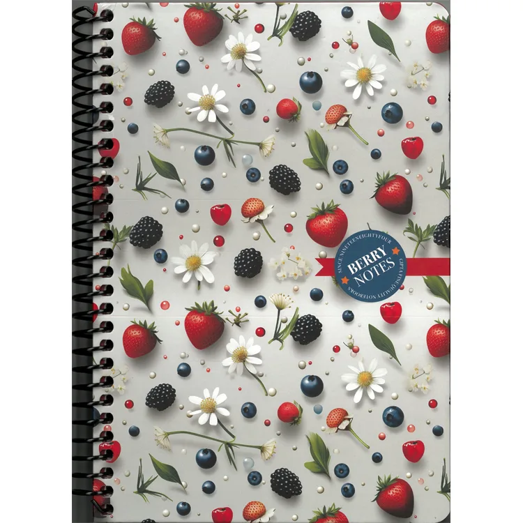 GIPTA BERRY NOTES SPİRALLİ SERT KAPAK 17x24 120YP. ÇİZGİLİ DEFTER
