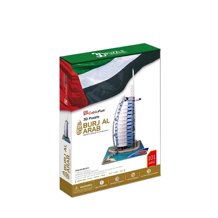 CUBIC FUN MC101H BURJ AL ARAB 3D PUZZLE 101 PARÇA