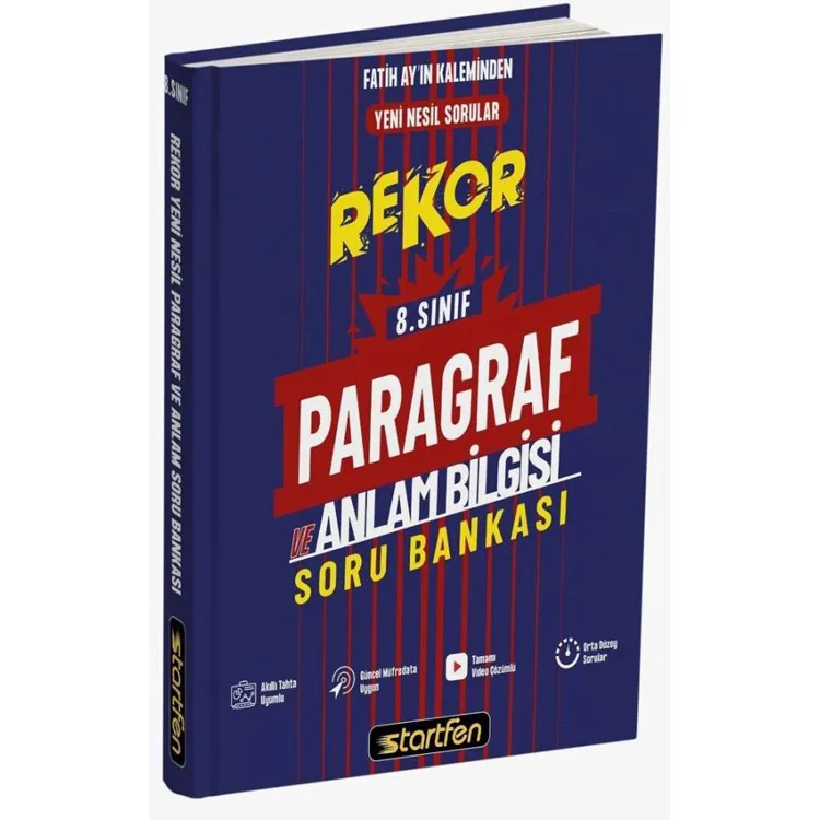 STARTFEN 8. SINIF PARAGRAF VE ANLAM BİLGİSİ