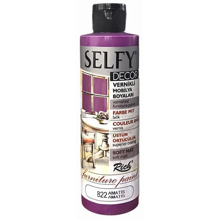 RİCH SLF-240-822 SELFY DECOR VERNİKLİ AKRİLİK BOYA 240cc.AMATİS
