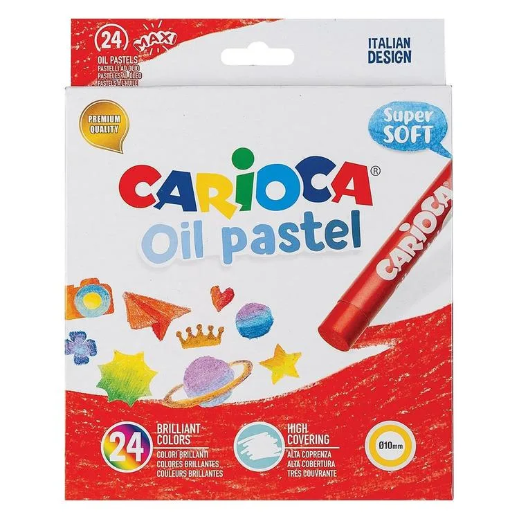 CARIOCA 43278 SUPER SOFT YAĞLI PASTEL BOYA 24 RENK