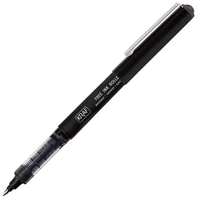 KRAF 300G ROLLER KALEM 0.7 SİYAH