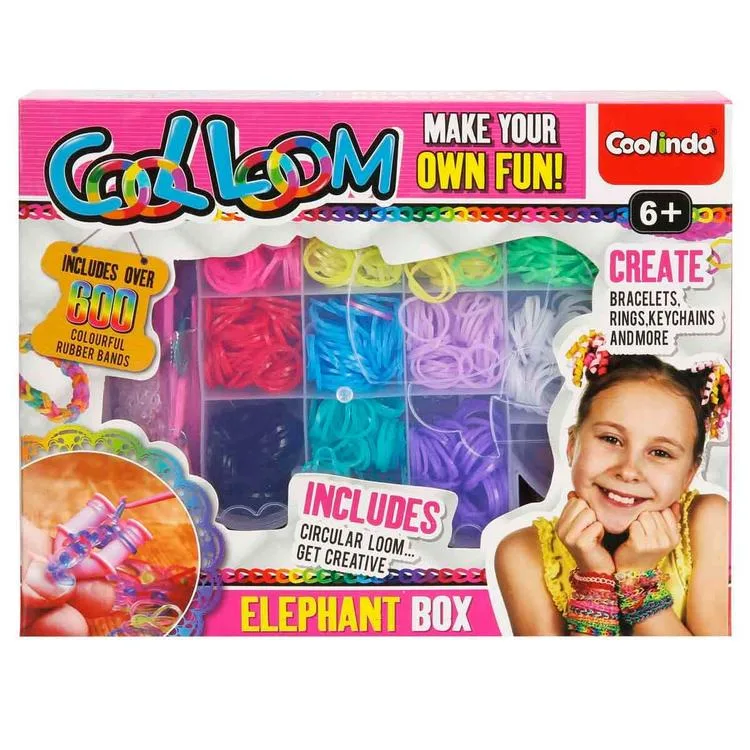 SUNMAN CLM-0001 COOL LOOM PLASTİK KUTULU HOBİ TAKI YAPIM SETİ SETİ 6+